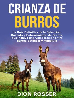 cover image of Crianza de Burros